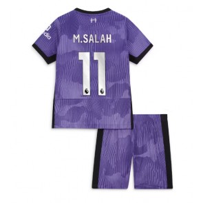 Liverpool Mohamed Salah #11 babykläder Tredje Tröja barn 2023-24 Korta ärmar (+ Korta byxor)